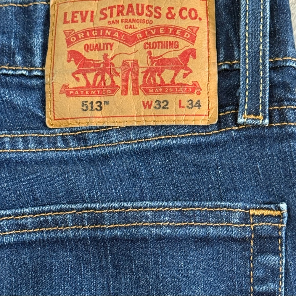 Levi’s 513 Straight-Leg Jeans 33x34 - Picture 10 of 11